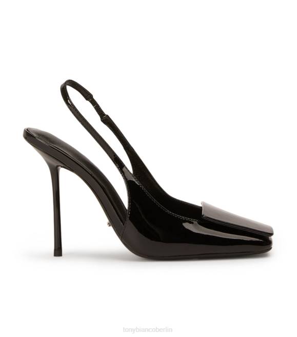 Stöckelschuhe| de Tony Bianco Frauen Rue Heels schwarzes Lackleder 462447